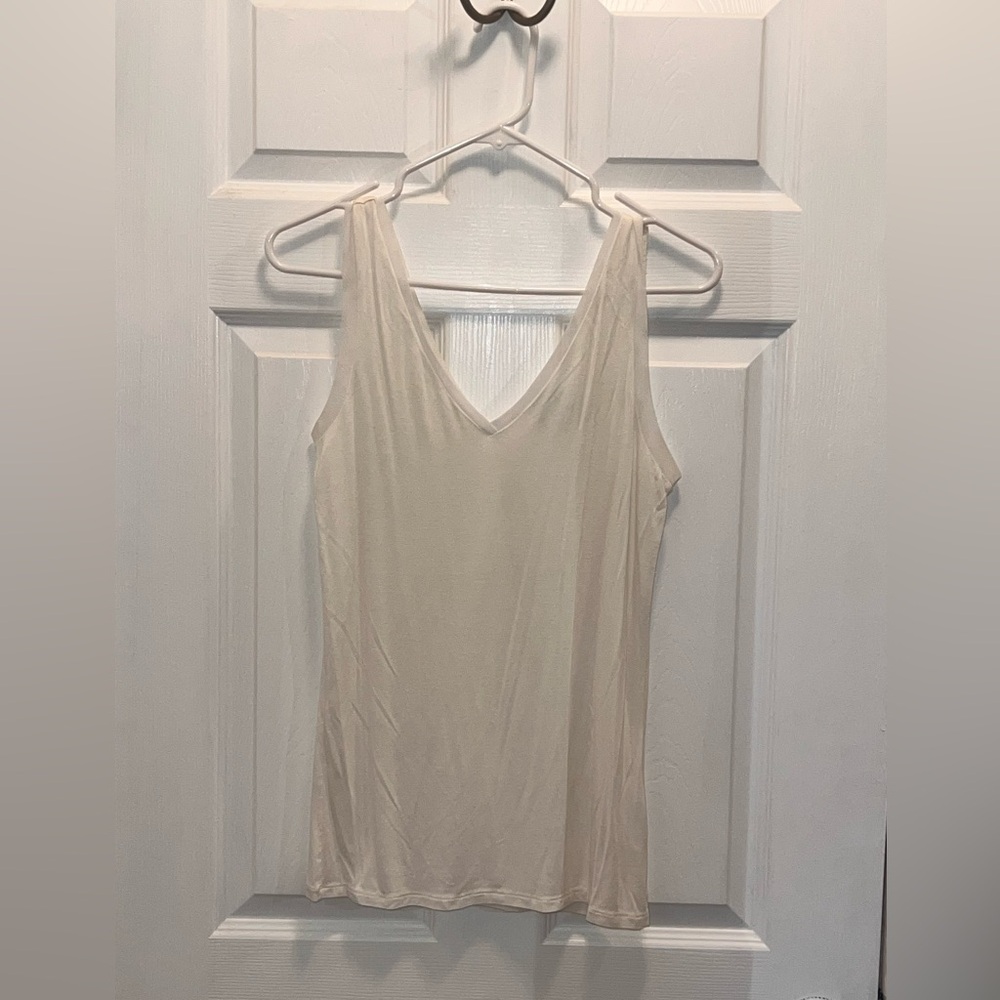 Reiss White V-Neck Camisole